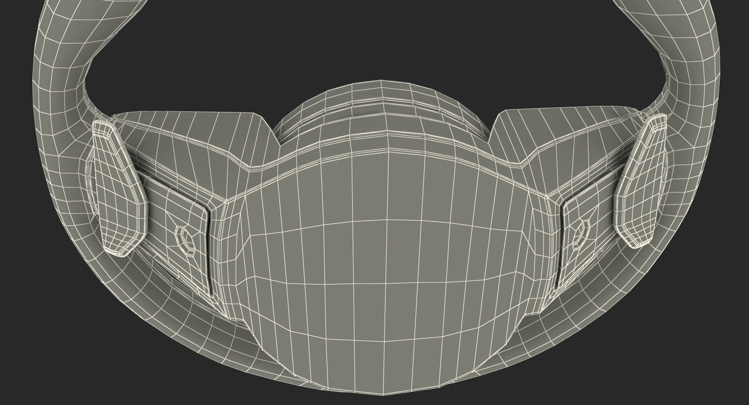 3D Jaguar Steering Wheel
