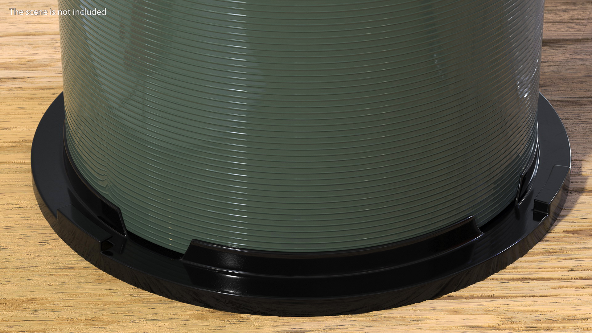 Storage Spindle Cake Box with 100 Discs Pack 3D model