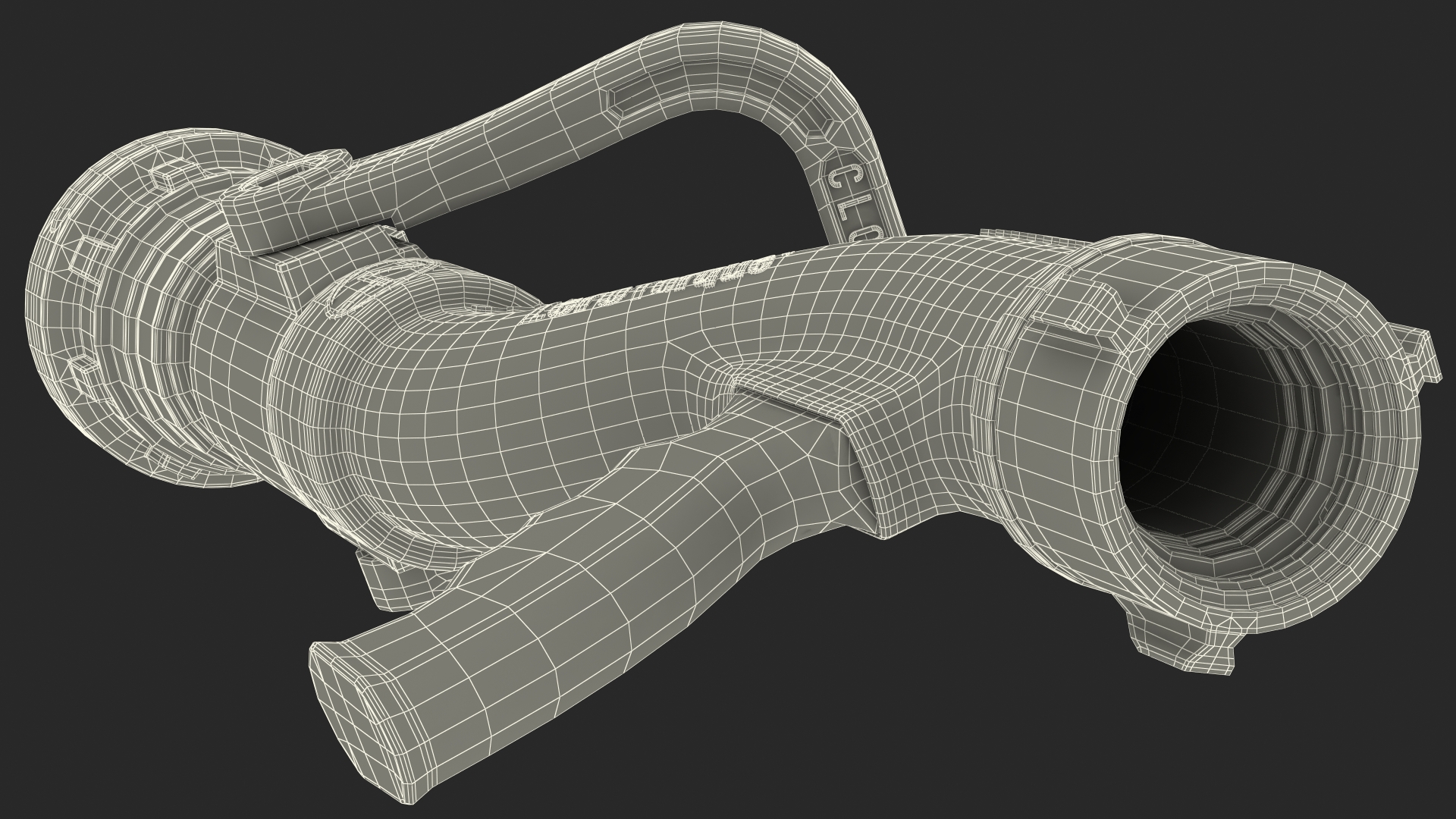 Assault Zero Torque Fire Nozzle with Molded Teeth 3D model