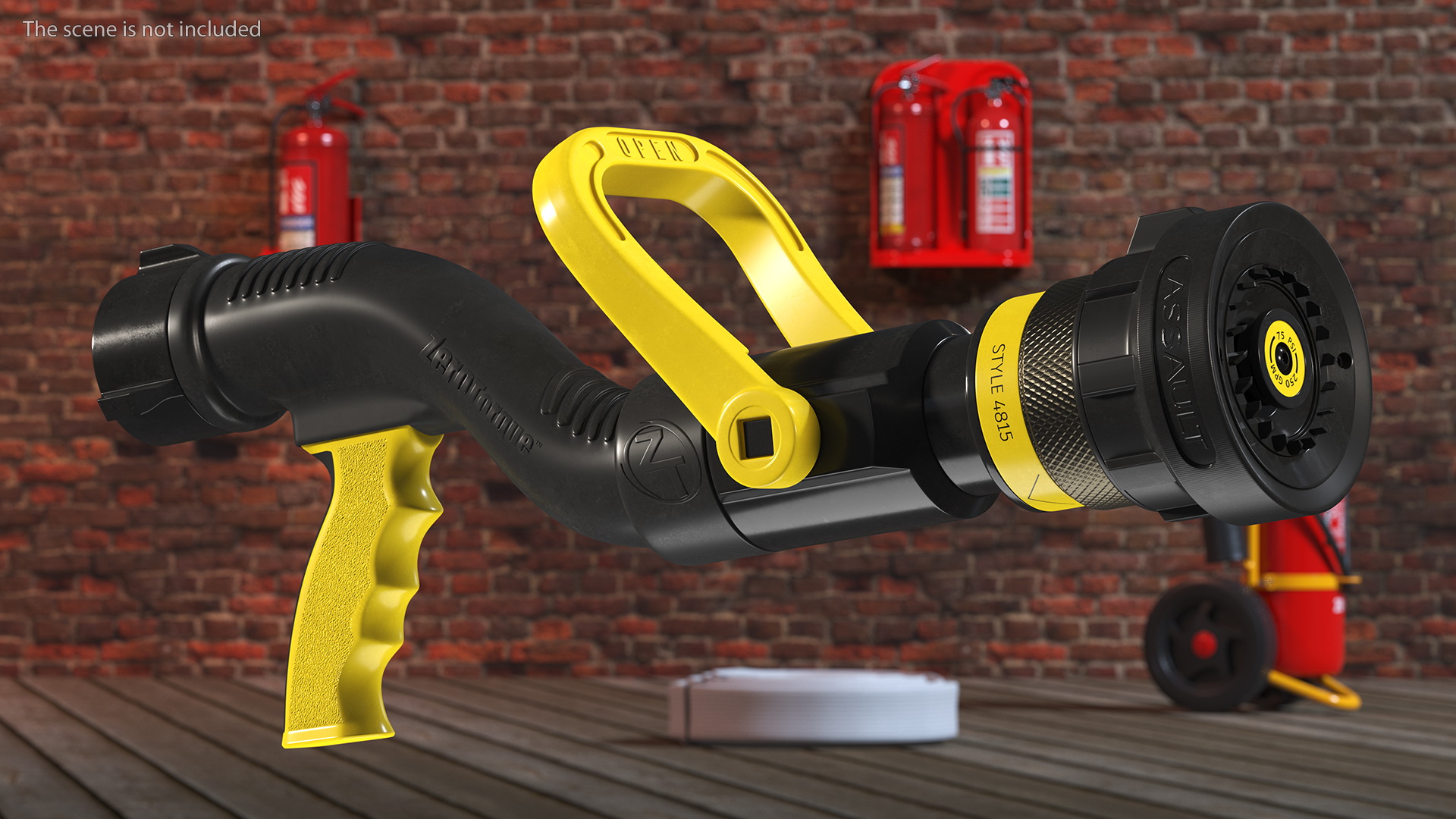 Assault Zero Torque Fire Nozzle with Molded Teeth 3D model