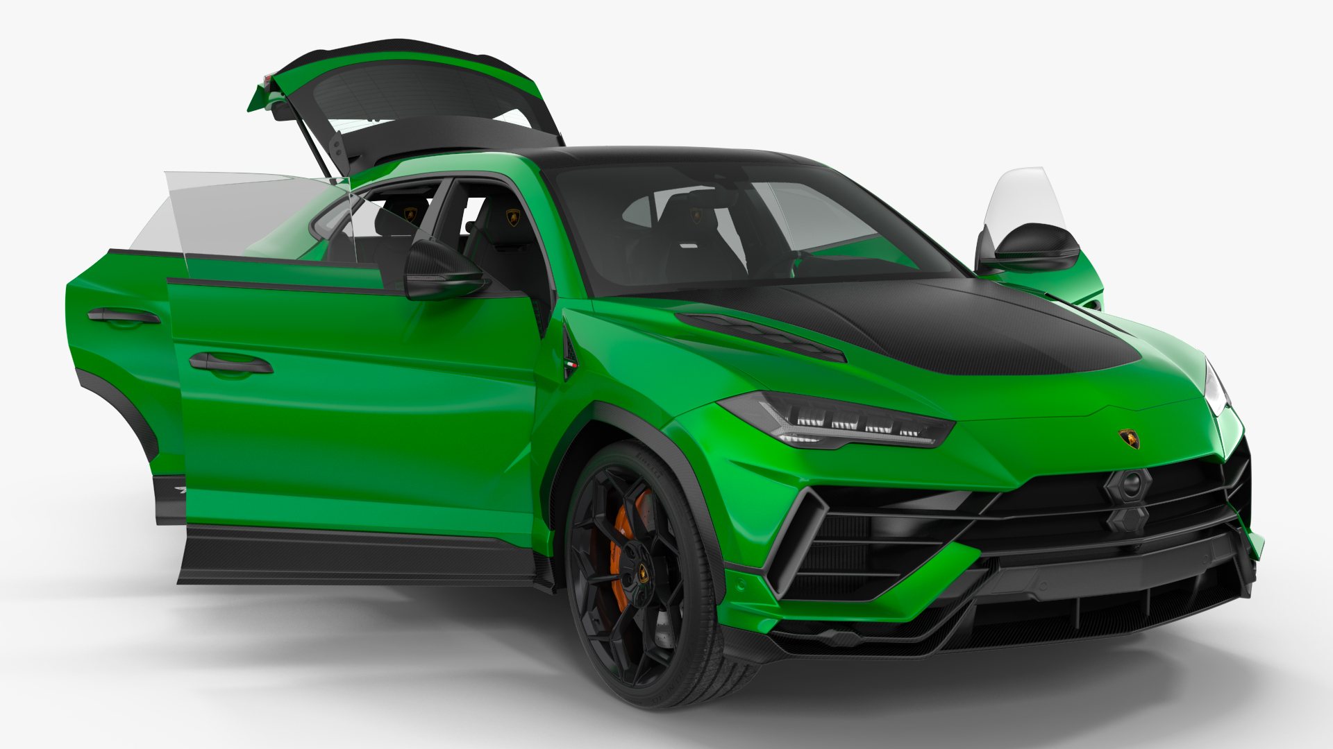3D Lamborghini Urus Performante Super Luxury SUV Lights OFF