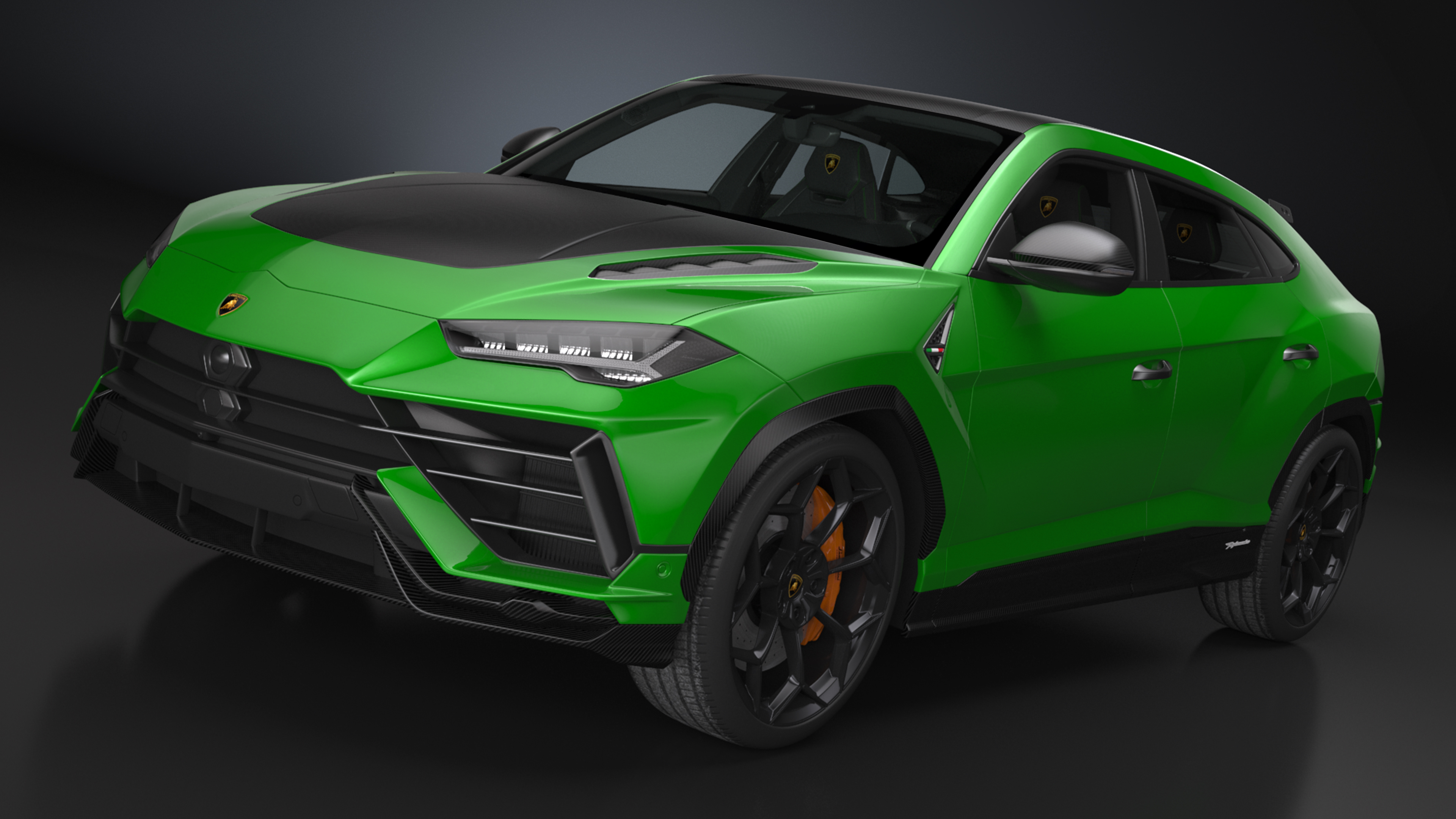 3D Lamborghini Urus Performante Super Luxury SUV Lights OFF