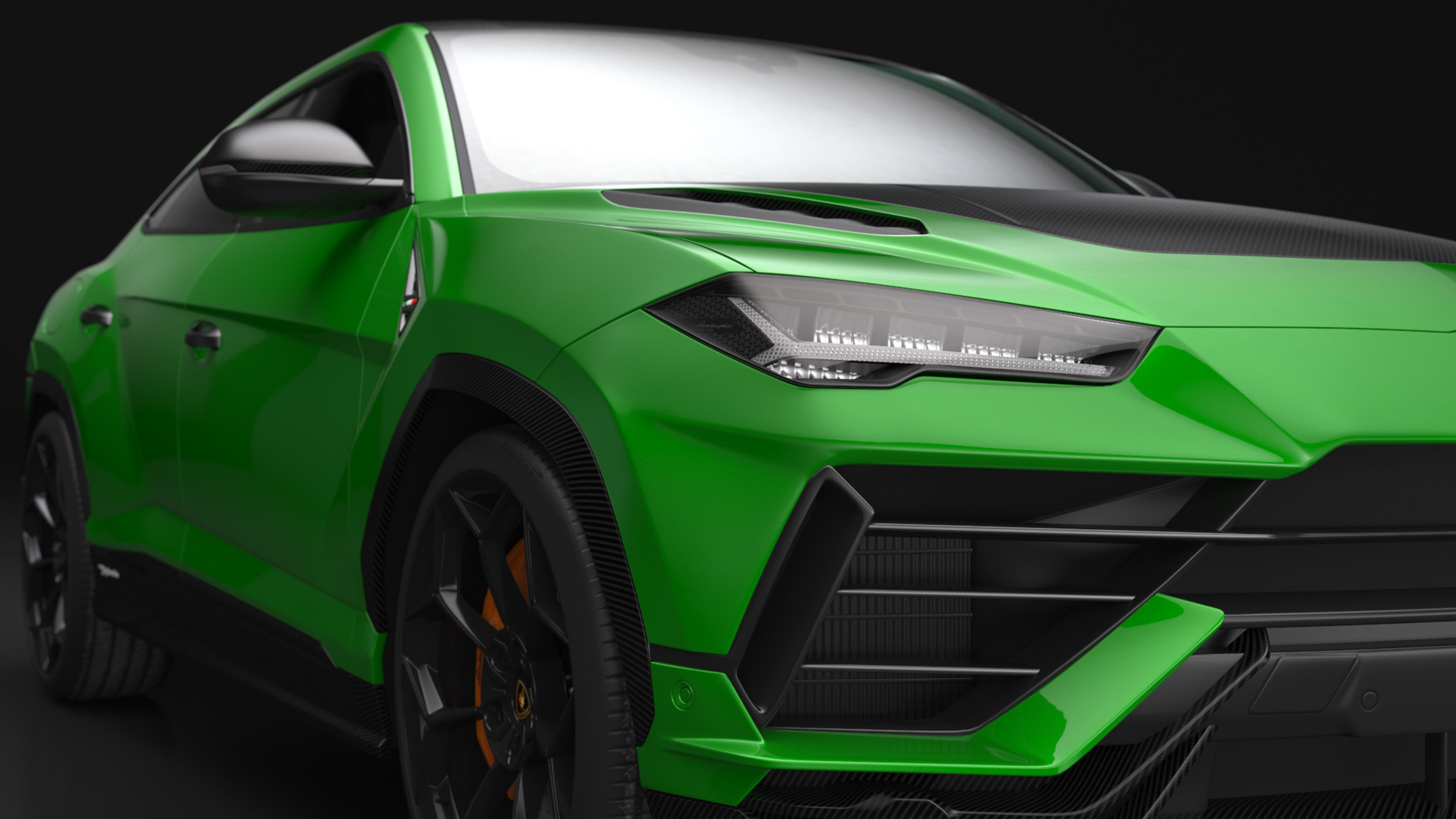 3D Lamborghini Urus Performante Super Luxury SUV Lights OFF