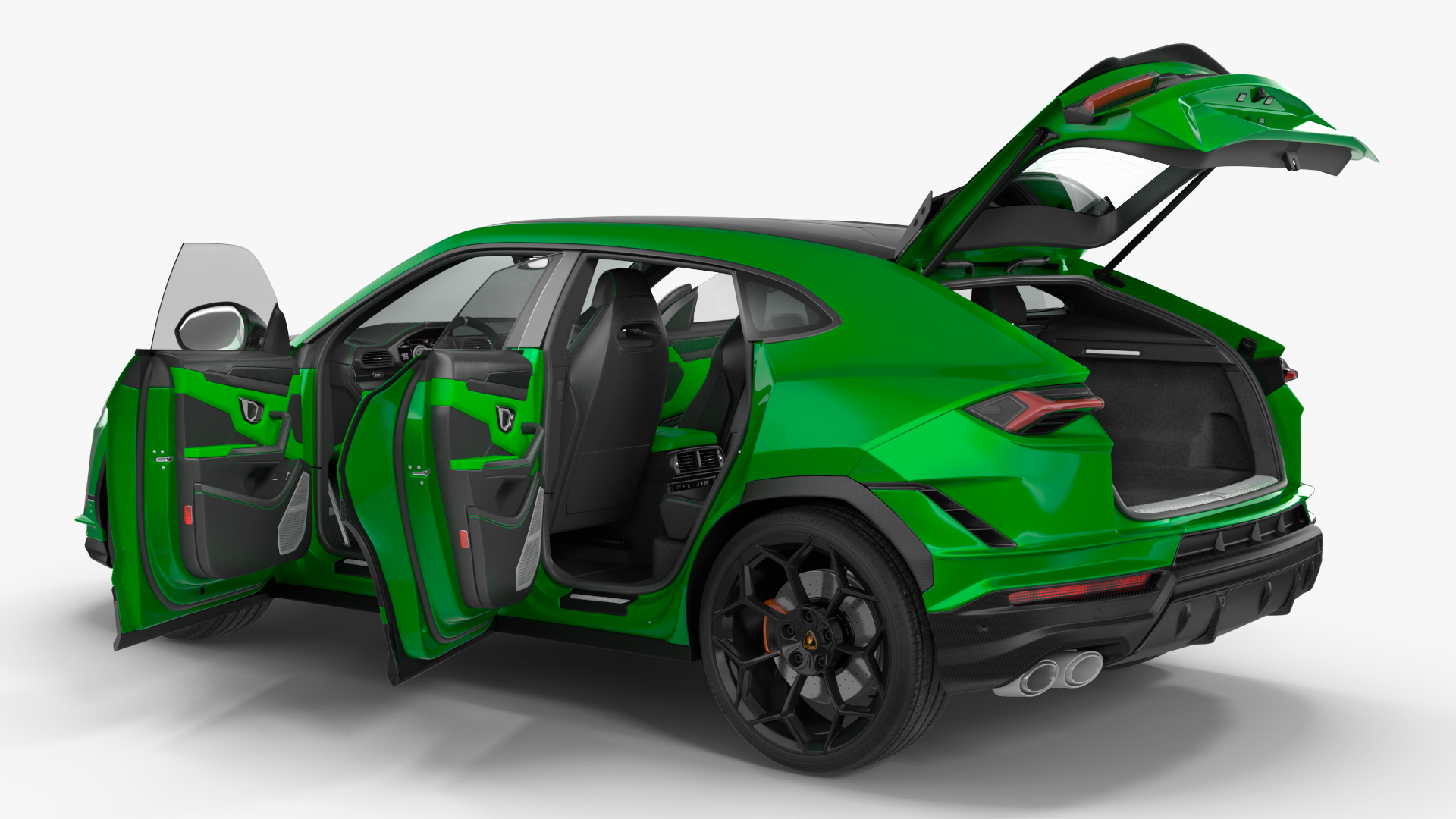 3D Lamborghini Urus Performante Super Luxury SUV Lights OFF