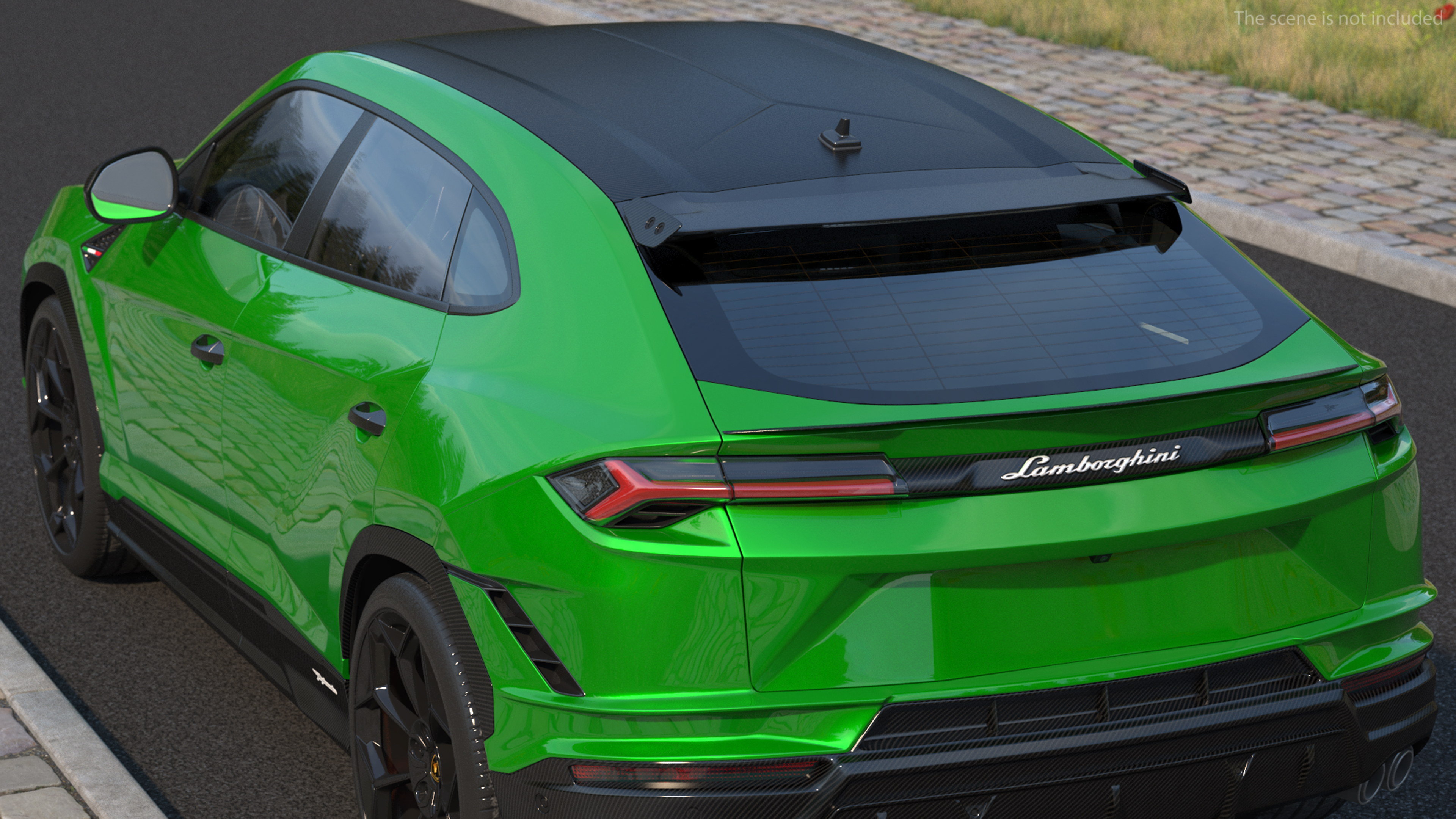 3D Lamborghini Urus Performante Super Luxury SUV Lights OFF