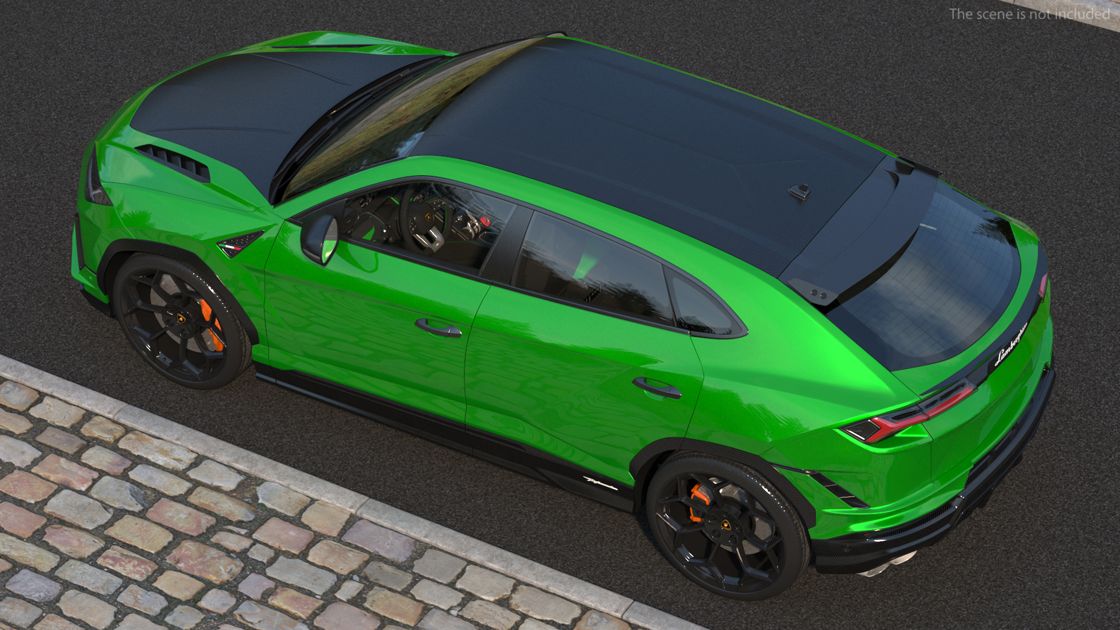3D Lamborghini Urus Performante Super Luxury SUV Lights OFF