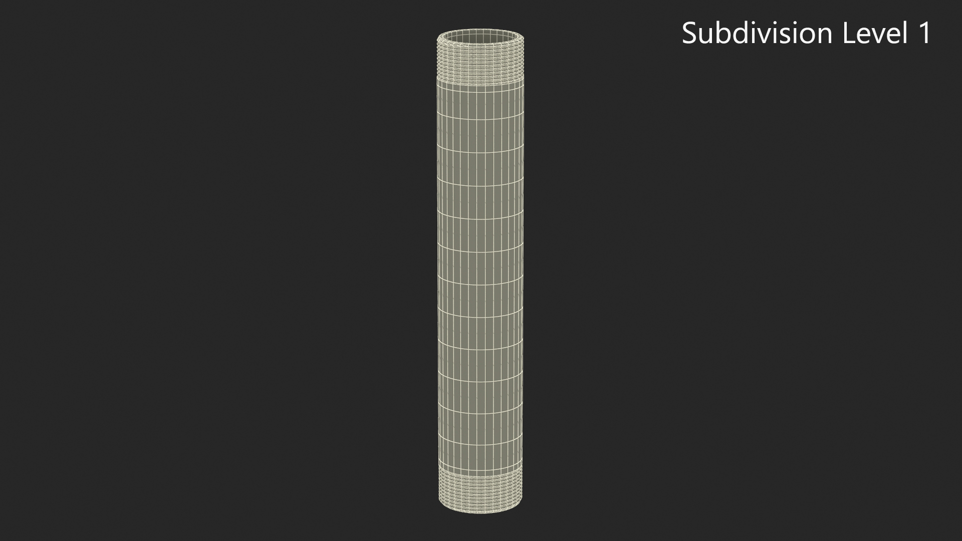 3D model Fitting Nipple SS304