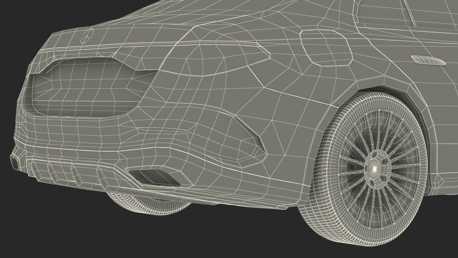 3D Mercedes E-class Turquoise Color Rigged for Maya model