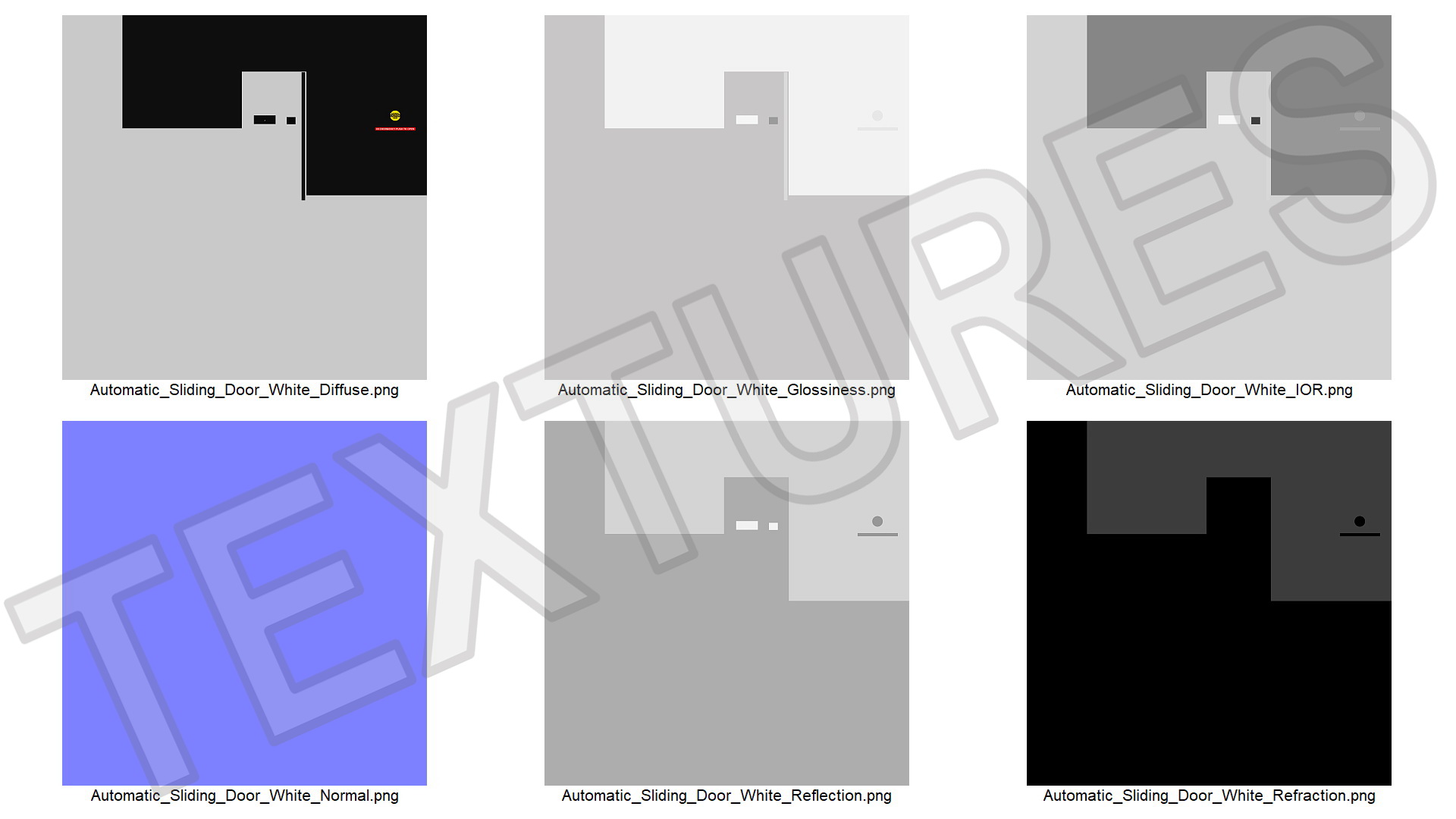 Shop Automatic Door 3D model