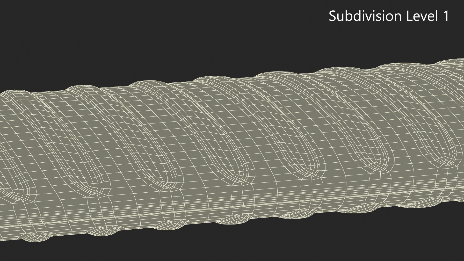 Rusty Rebar Piece 3D