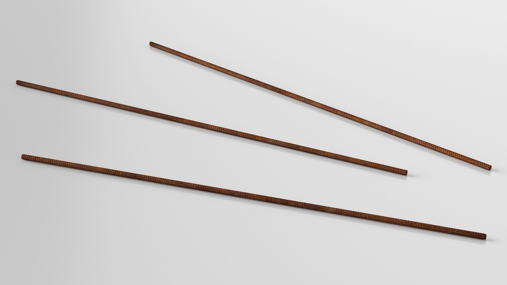 Rusty Rebar Piece 3D