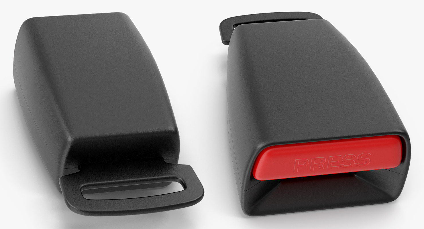 3D Car Seat Belt Lock model