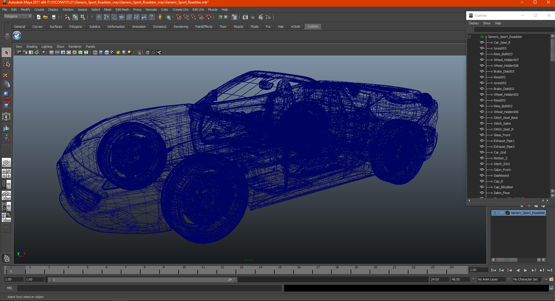 Generic Sport Roadster 3D