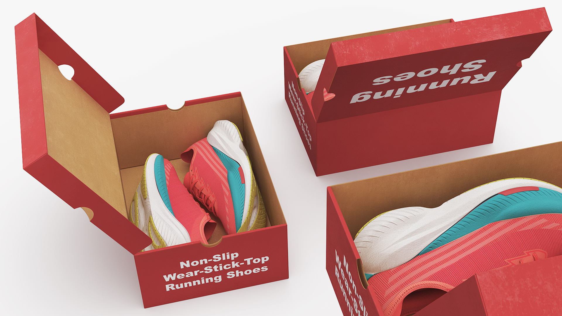 Running Shoes in Open Shoe Box