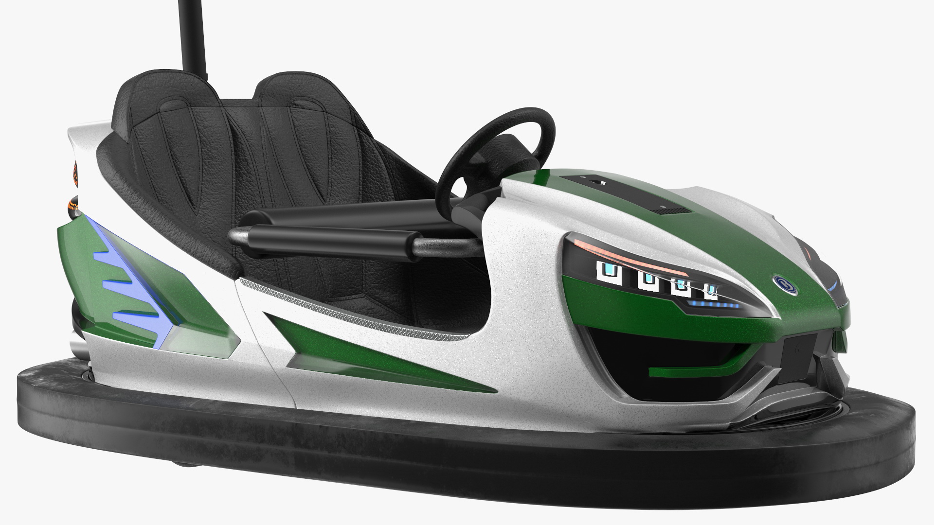 3D Bertazzon Bumper Car Adult New York White