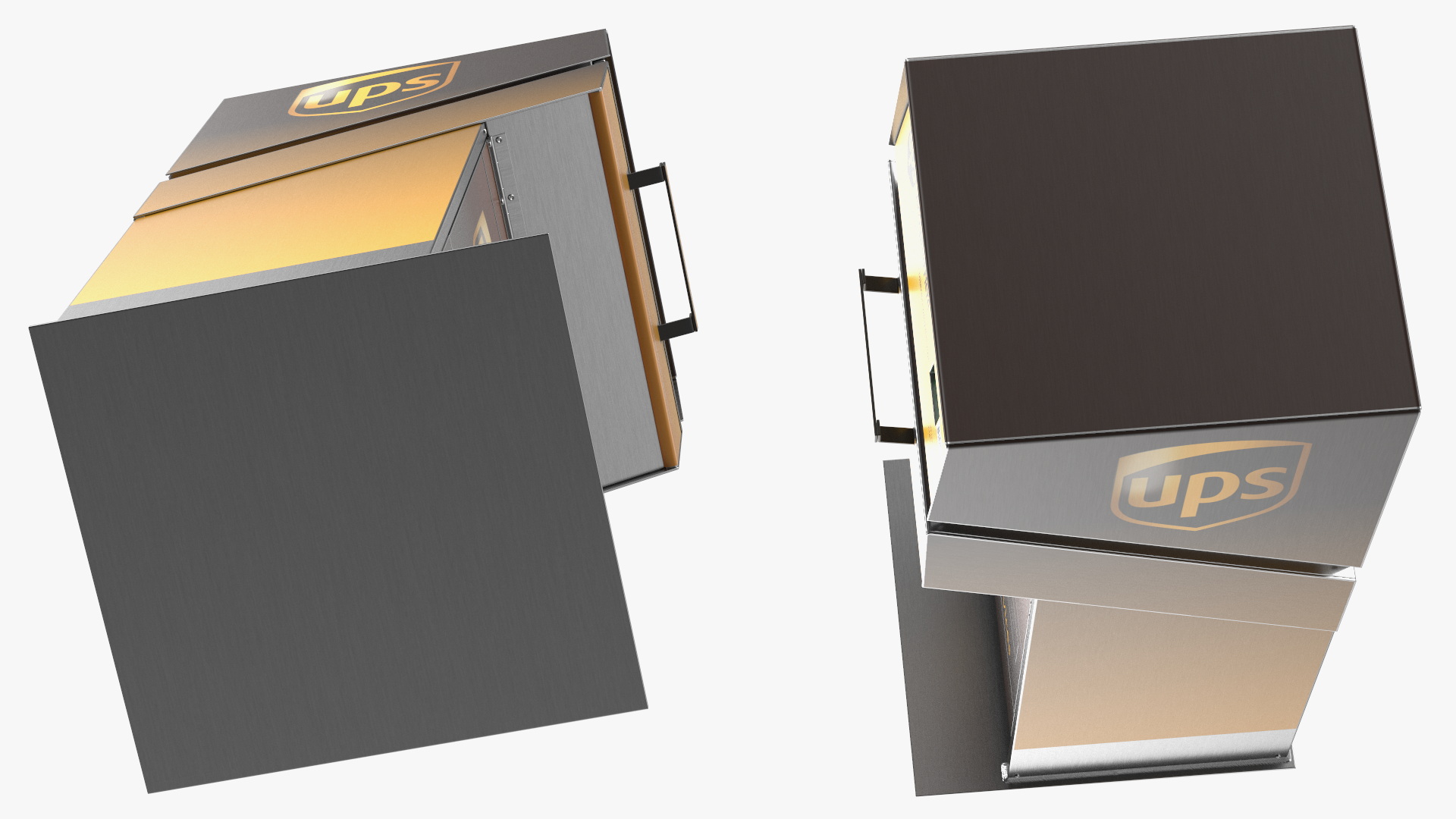 3D model UPS Package Drop Box