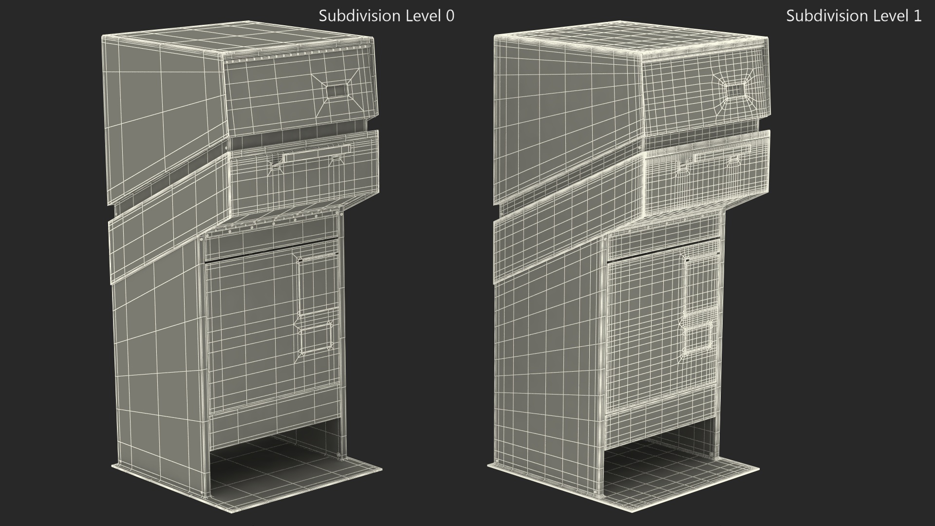 3D model UPS Package Drop Box