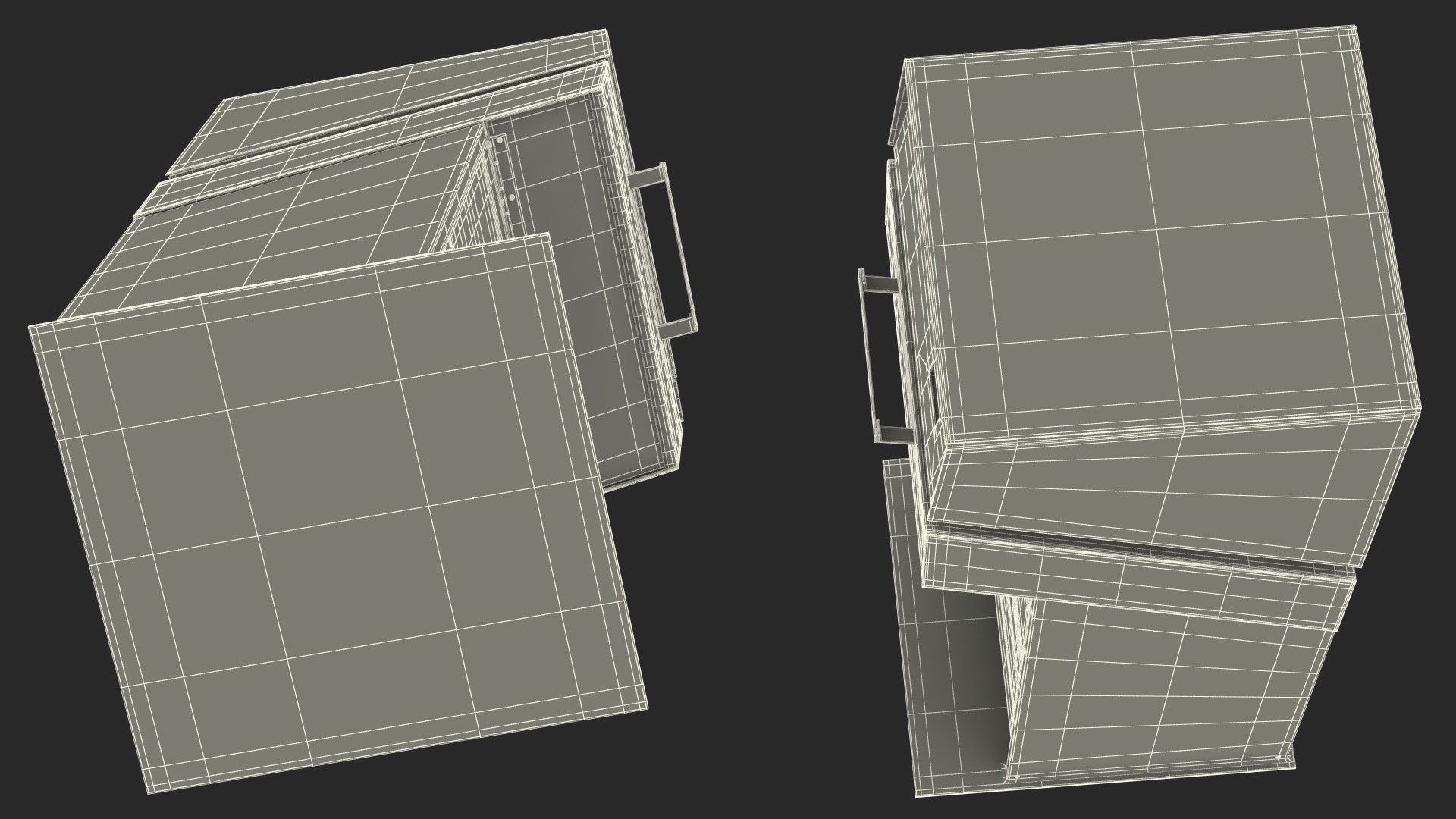 3D model UPS Package Drop Box