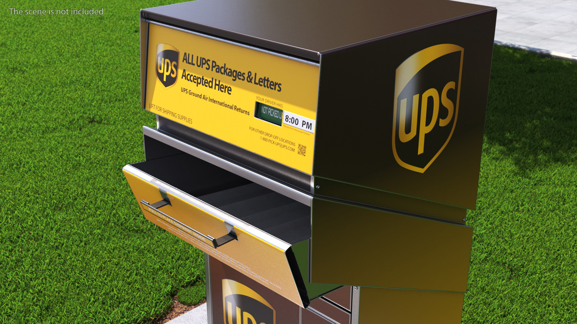 3D model UPS Package Drop Box