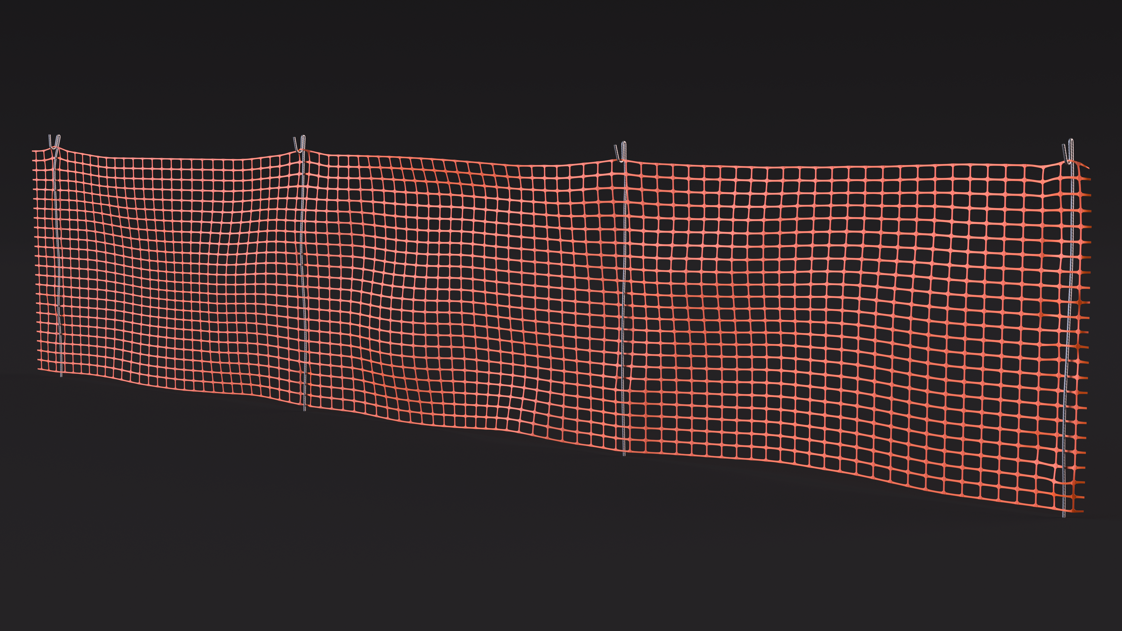 Barrier Mesh Fence Line, view 3