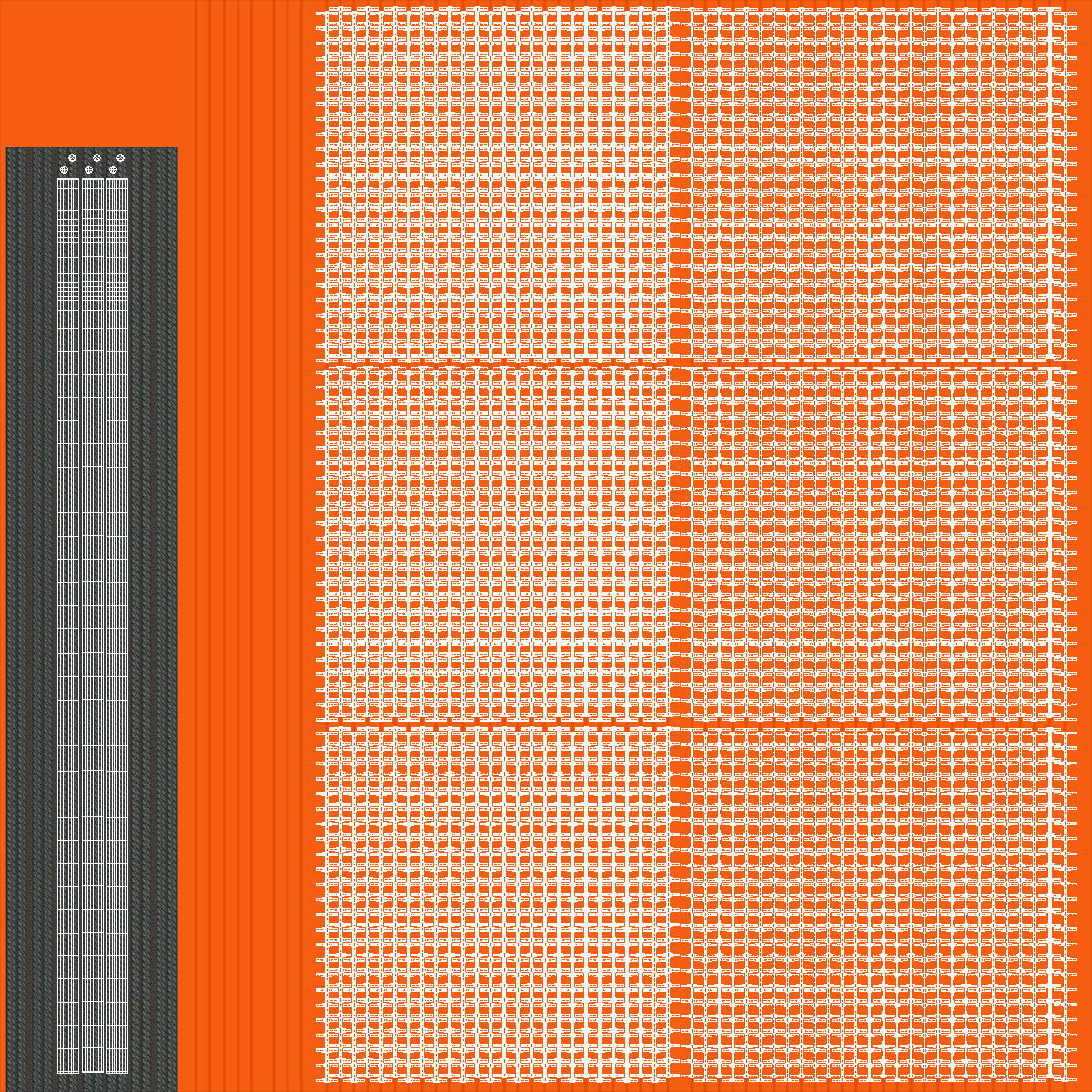 3D Barrier Mesh Fence Line model