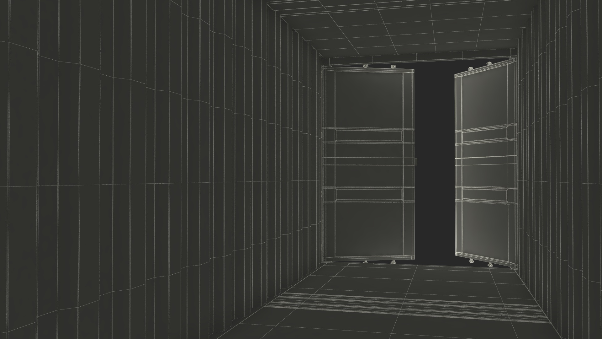 3D model Shipping Cargo Container 48 Ft