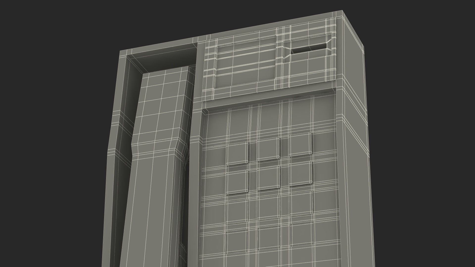 3D Payphone with Base Unit model