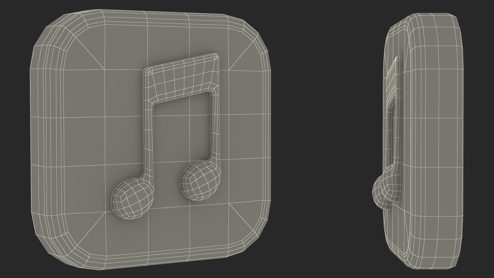 iPhone iOS Apple Music Icon 3D