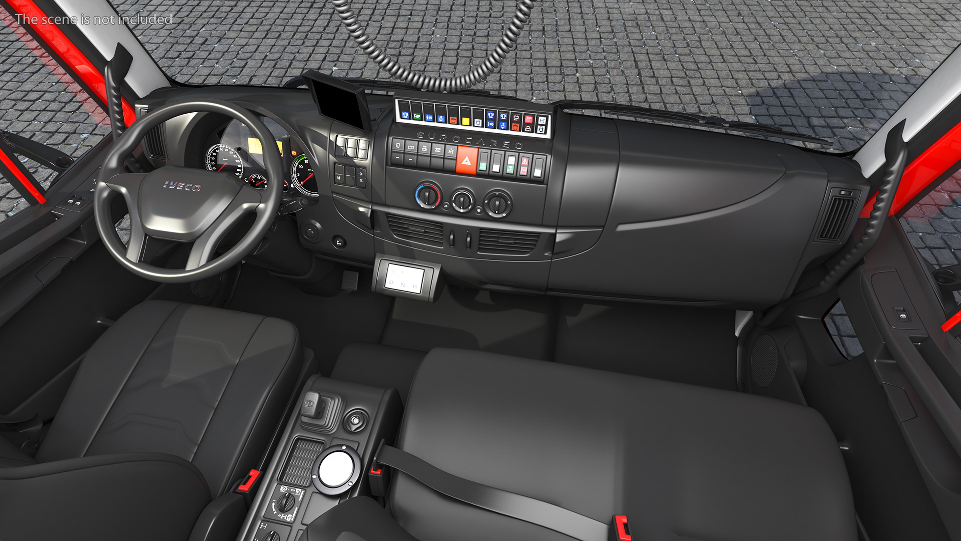 Iveco FF160 Magirus Fire Truck Rigged 3D
