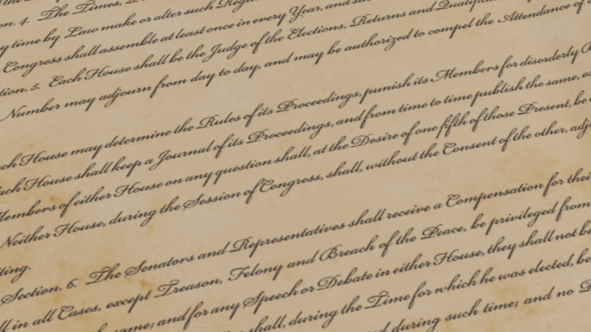 United States Flag with Constitution Document, view 7