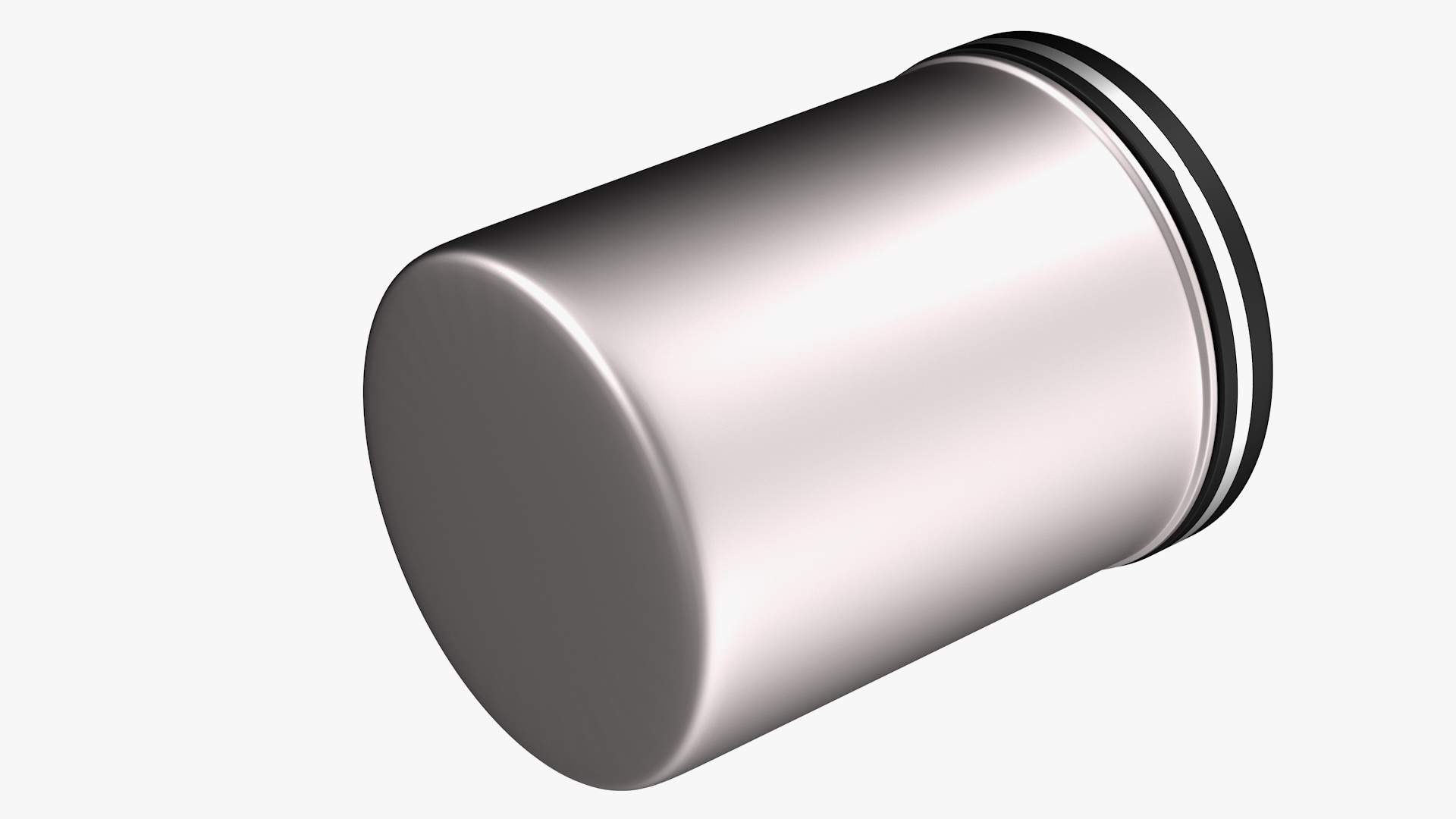 3D Black Cosmetic Jar model