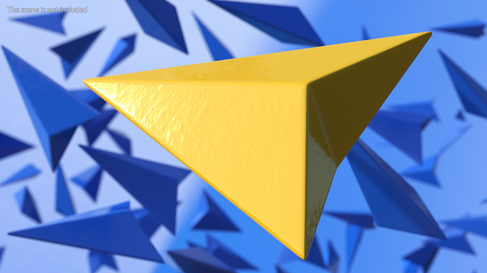 3D model Navigation Map Arrow