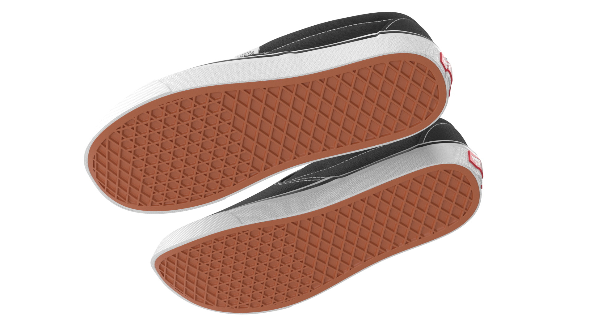 Classic Slip-On Vans in Box 3D