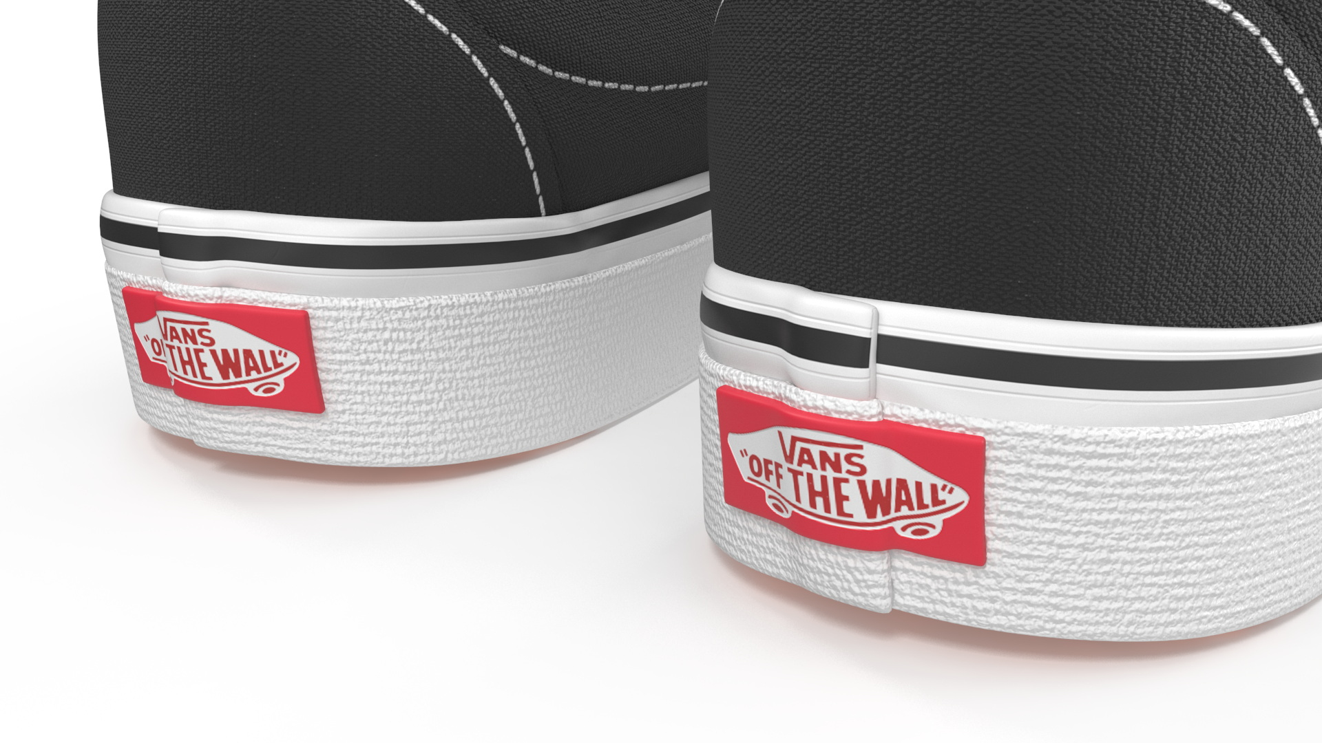 Classic Slip-On Vans in Box 3D