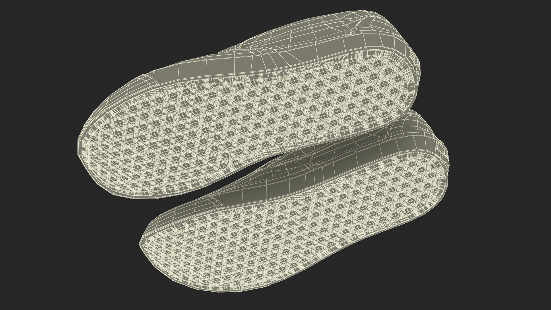 Classic Slip-On Vans in Box 3D
