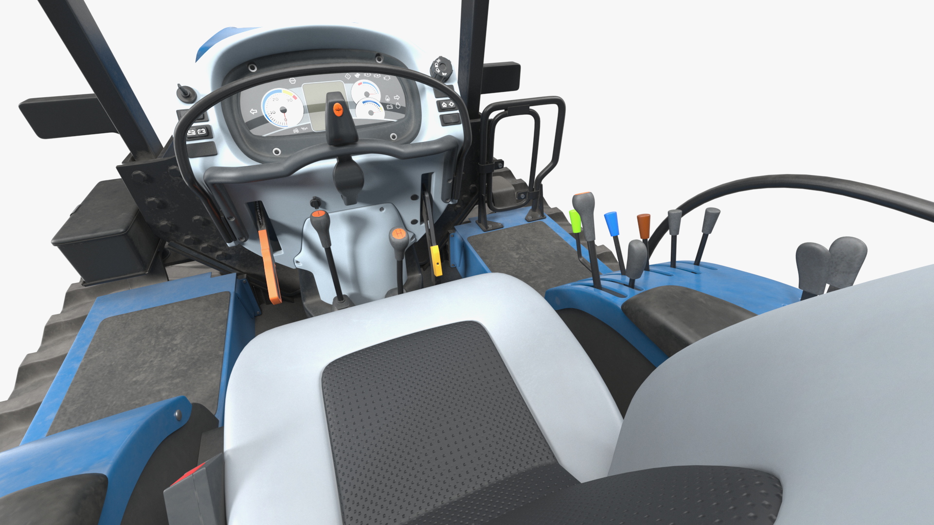 New Holland TK4 Tracked Tractor Dirty 3D