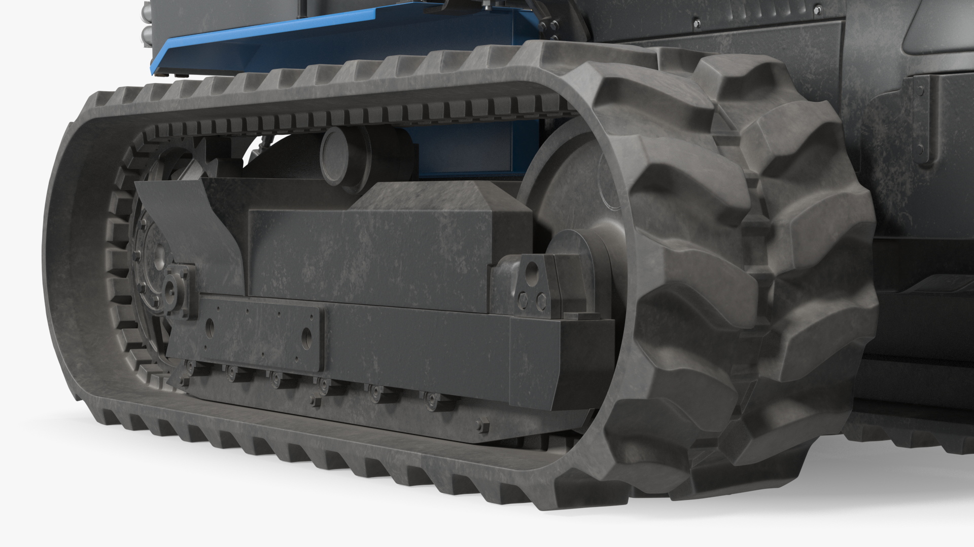 New Holland TK4 Tracked Tractor Dirty 3D