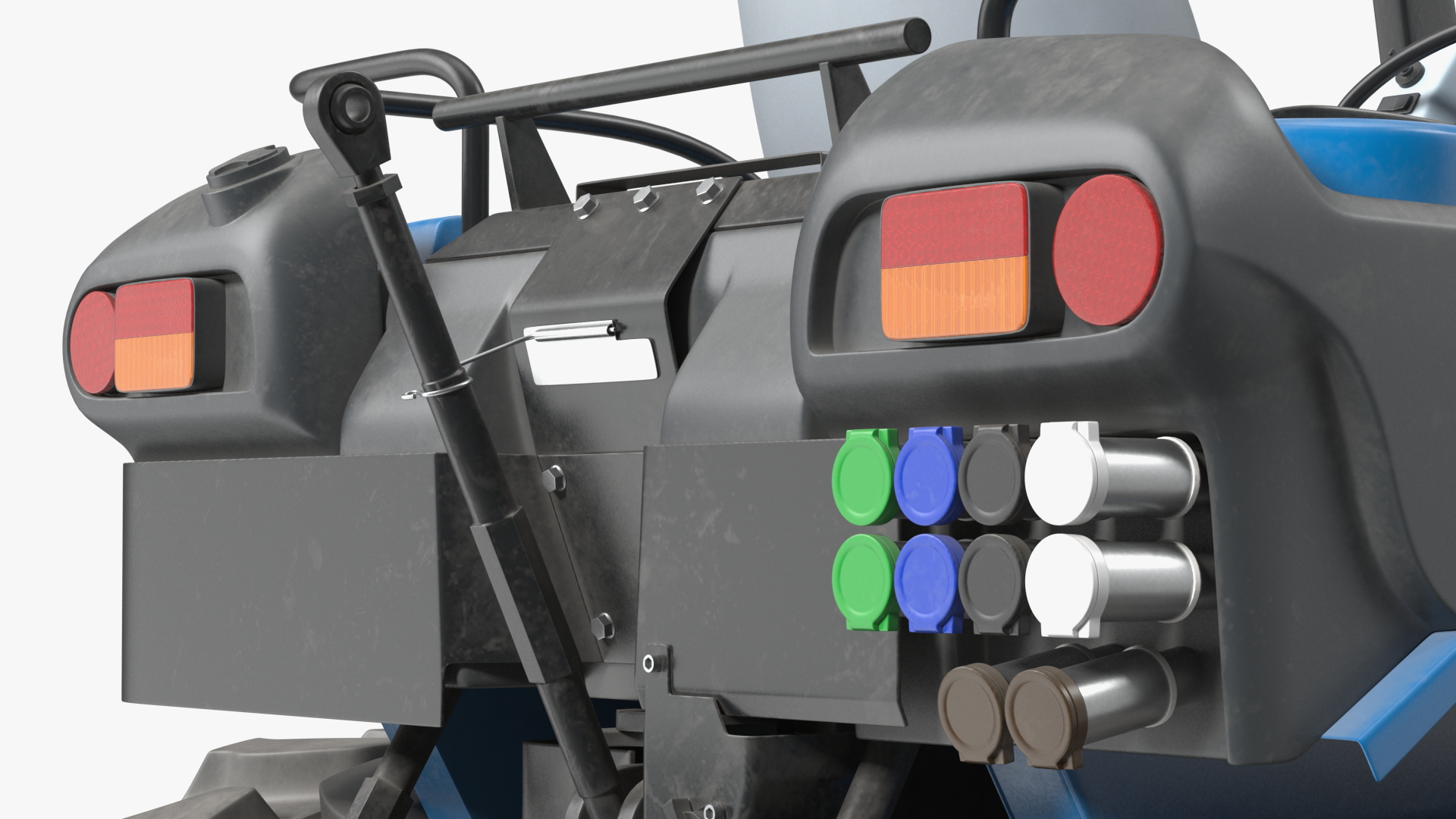 New Holland TK4 Tracked Tractor Dirty 3D