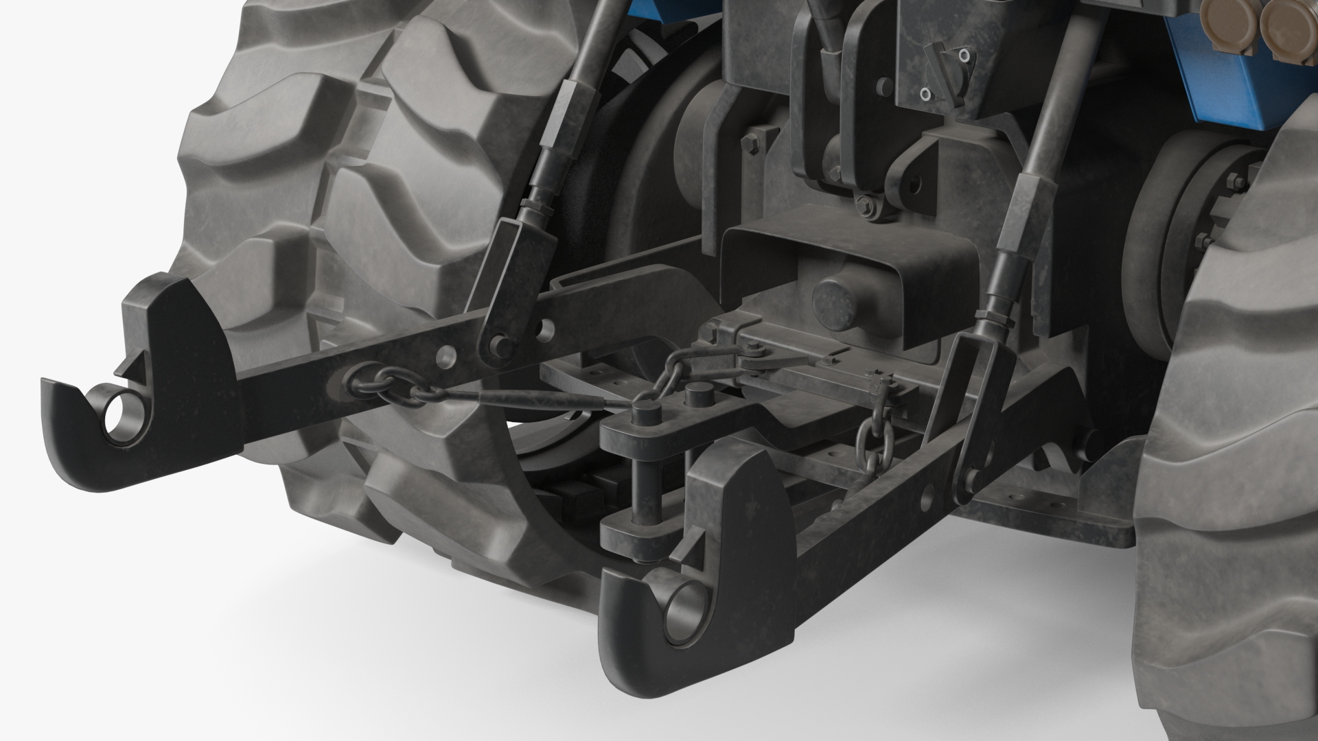 New Holland TK4 Tracked Tractor Dirty 3D