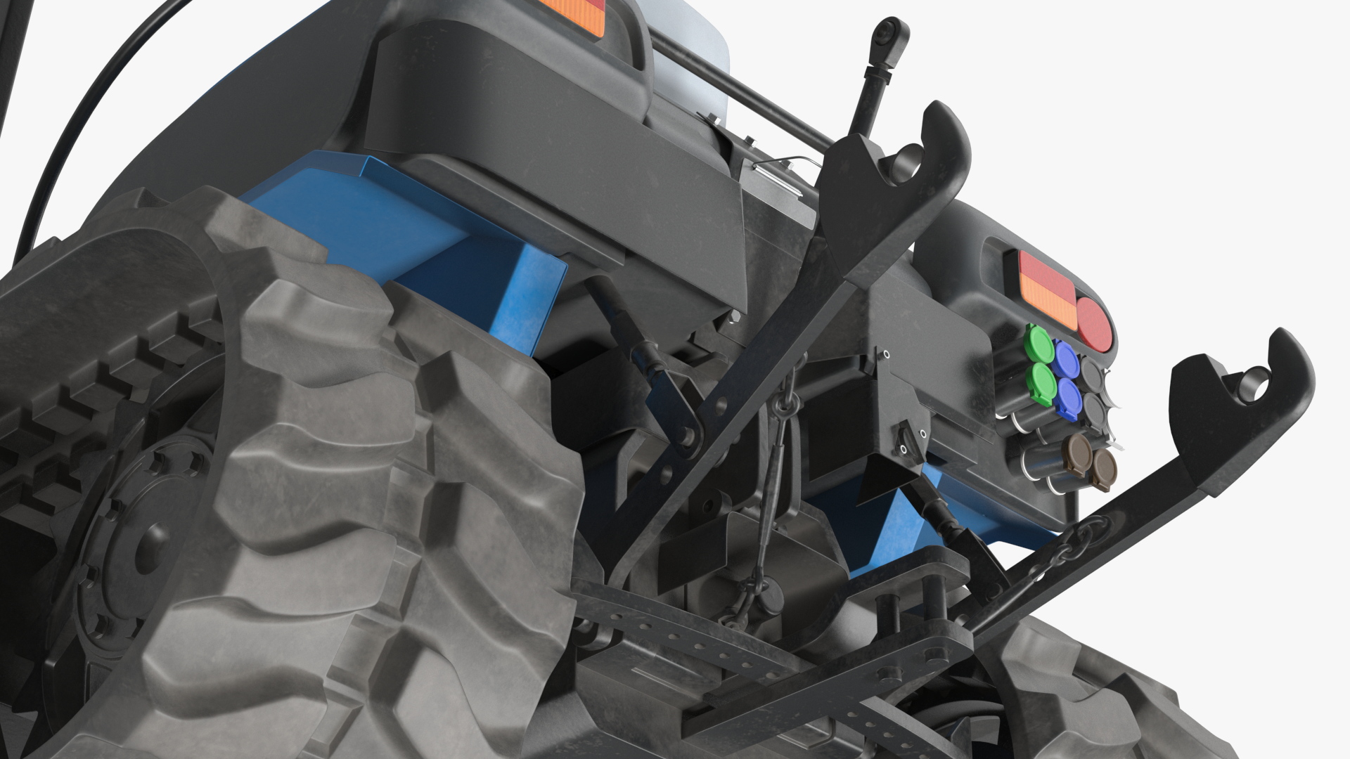 New Holland TK4 Tracked Tractor Dirty 3D