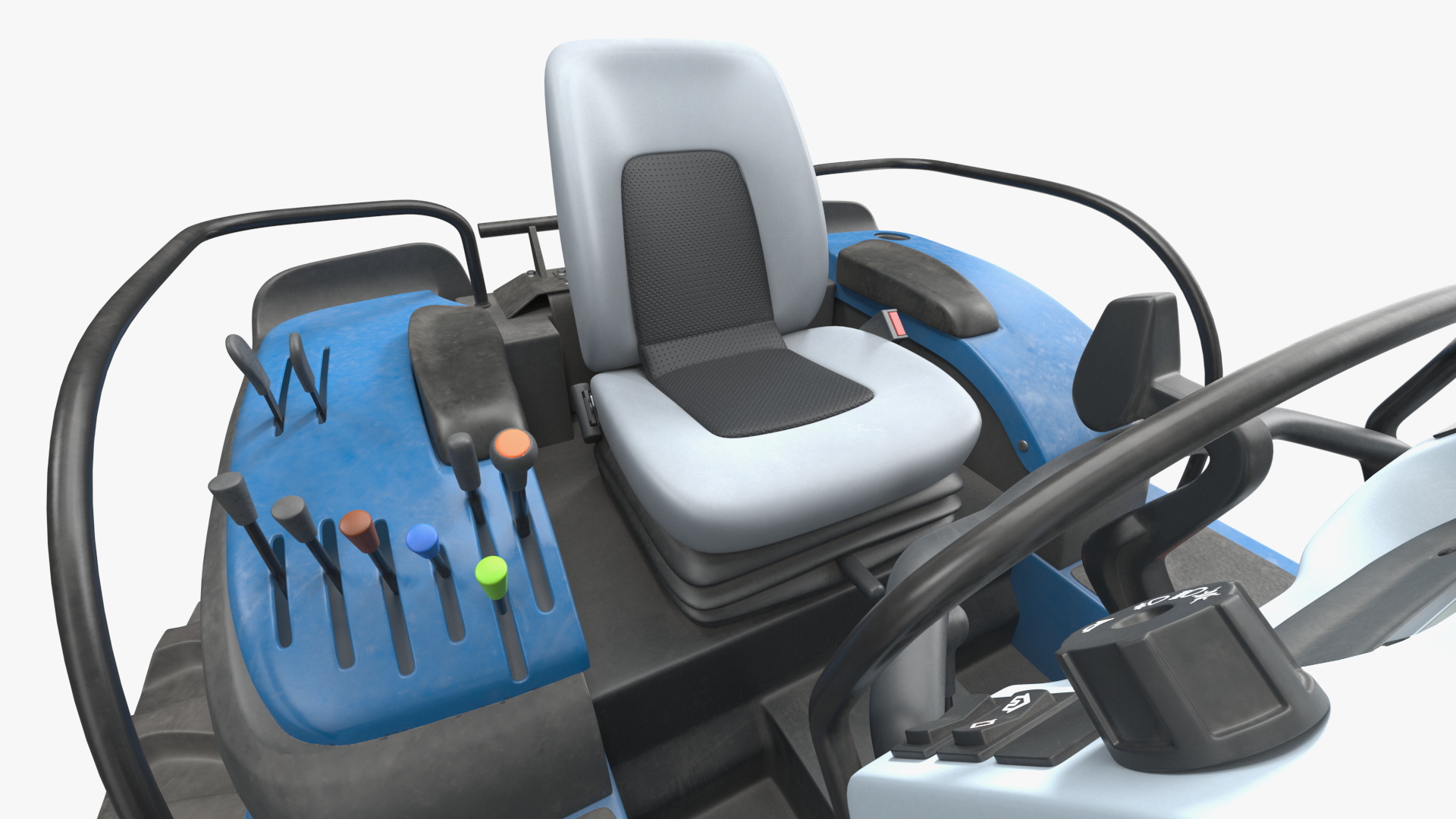 New Holland TK4 Tracked Tractor Dirty 3D