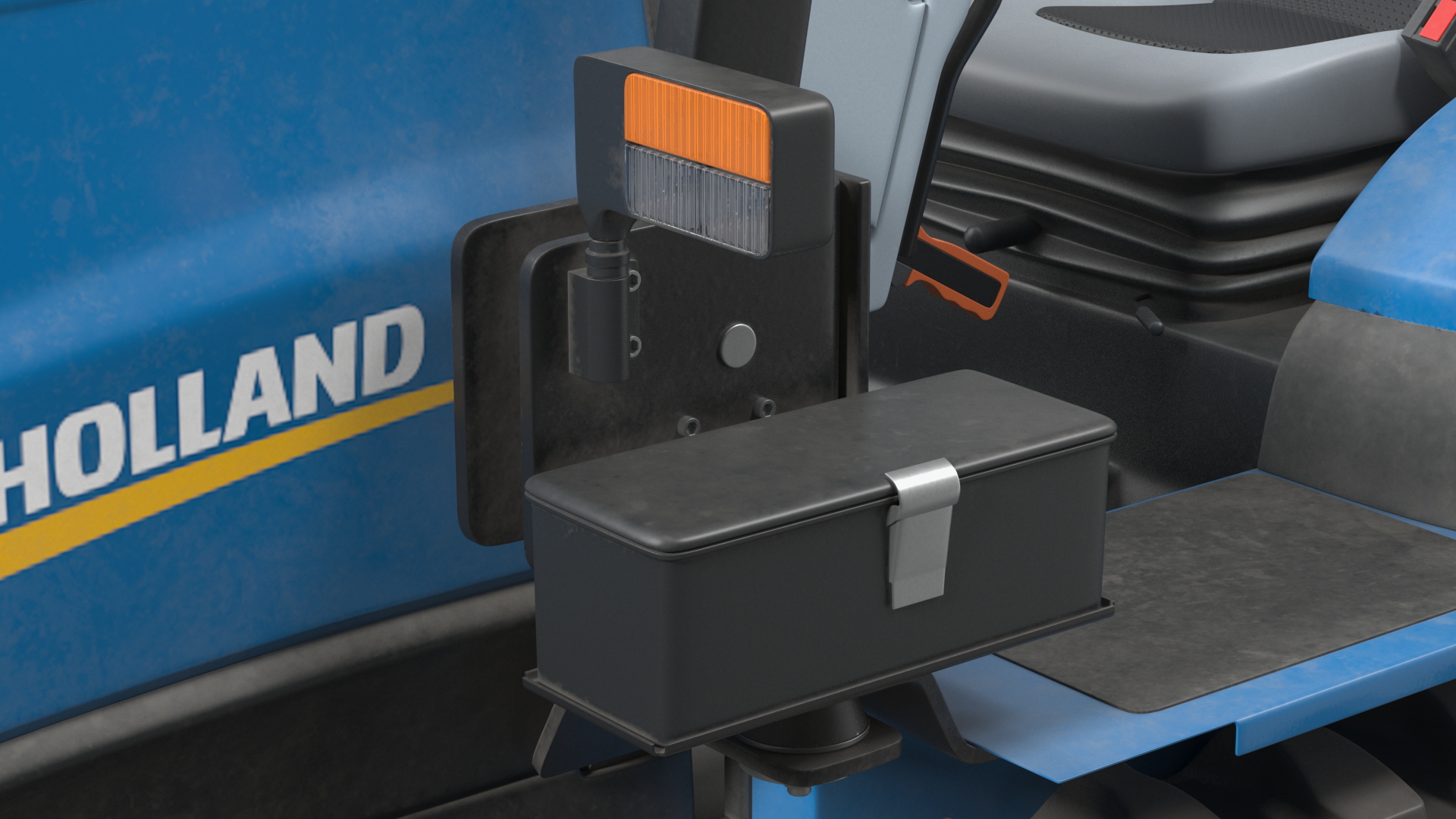 New Holland TK4 Tracked Tractor Dirty 3D