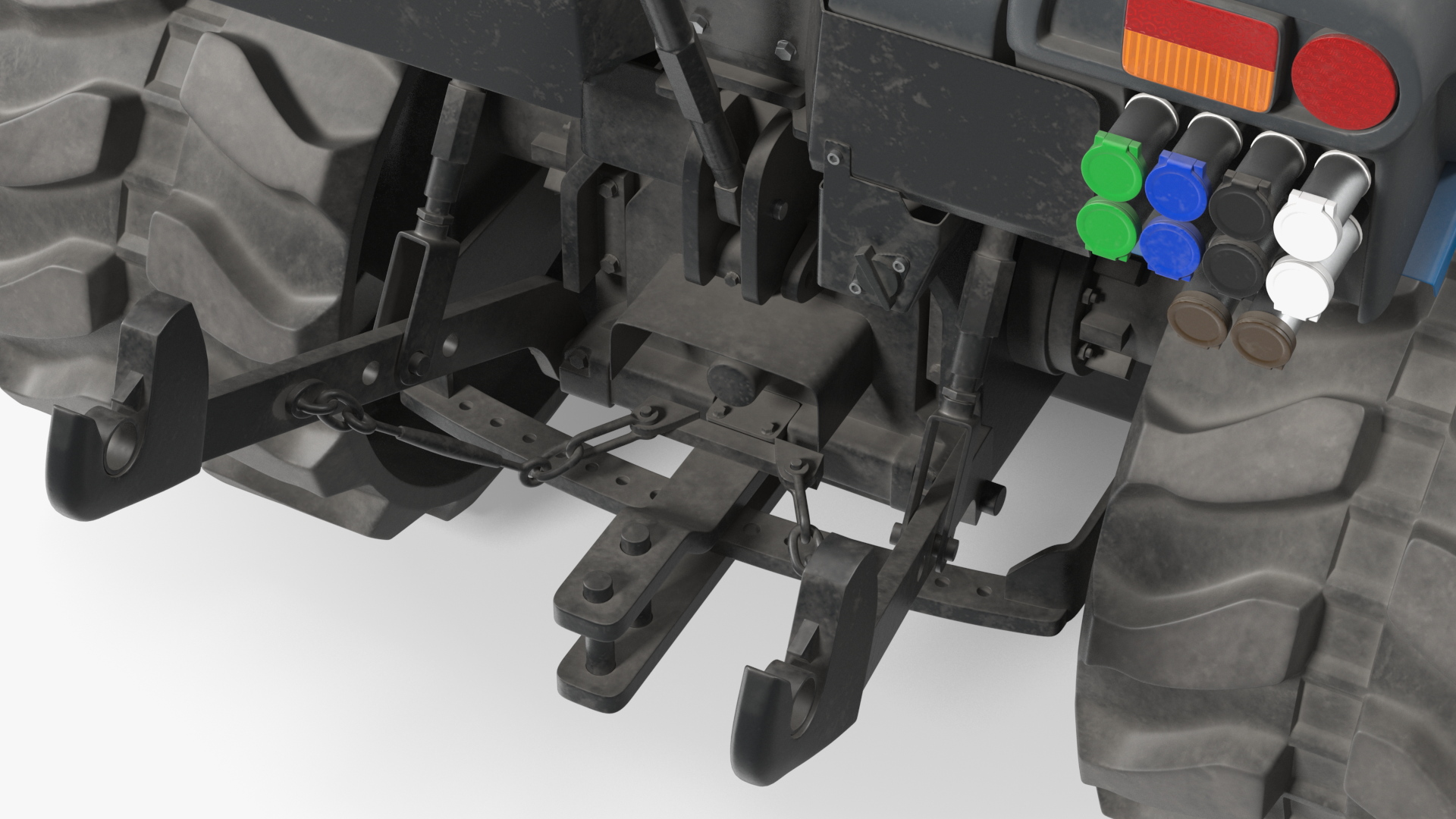 New Holland TK4 Tracked Tractor Dirty 3D