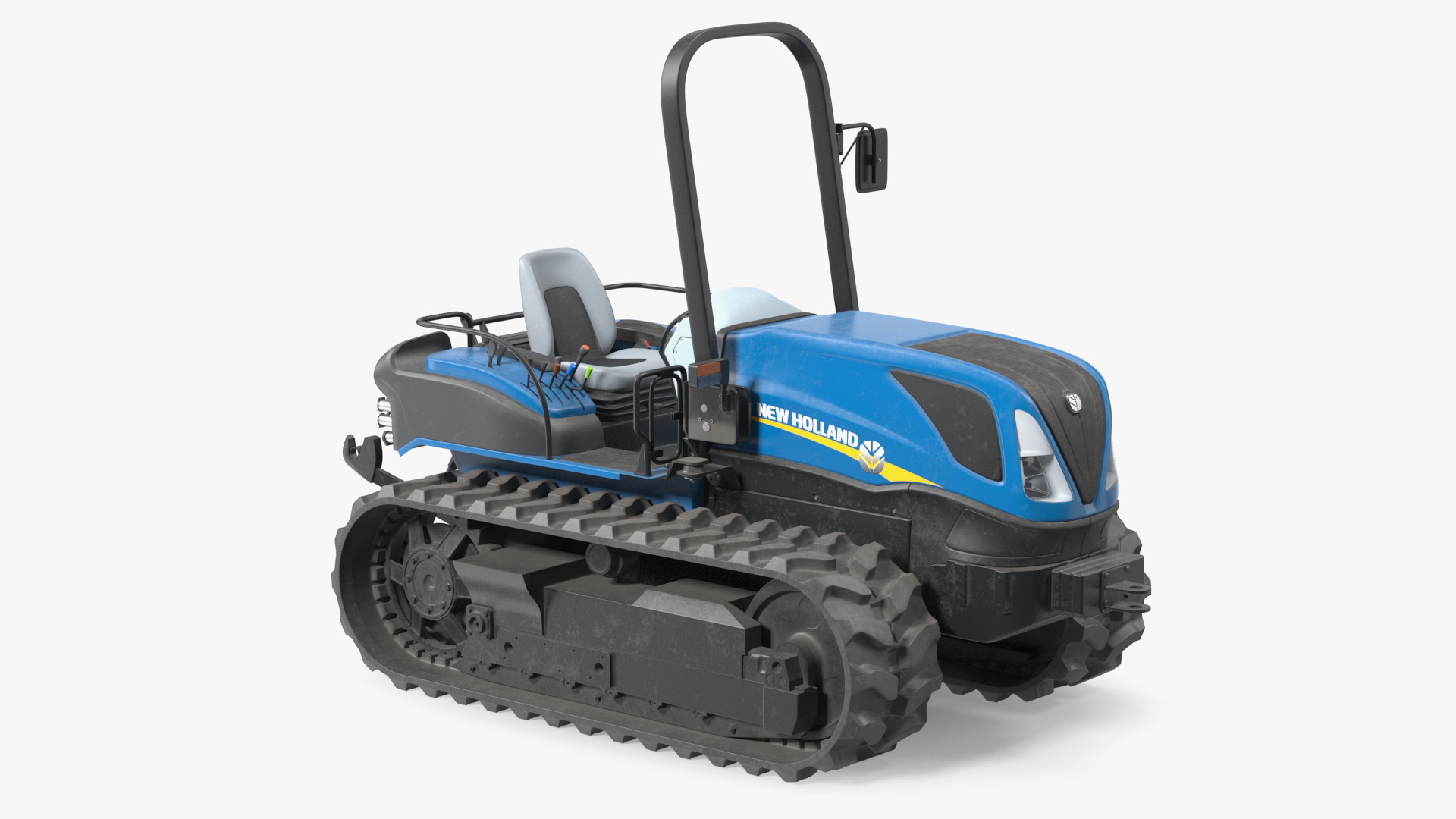 New Holland TK4 Tracked Tractor Dirty 3D