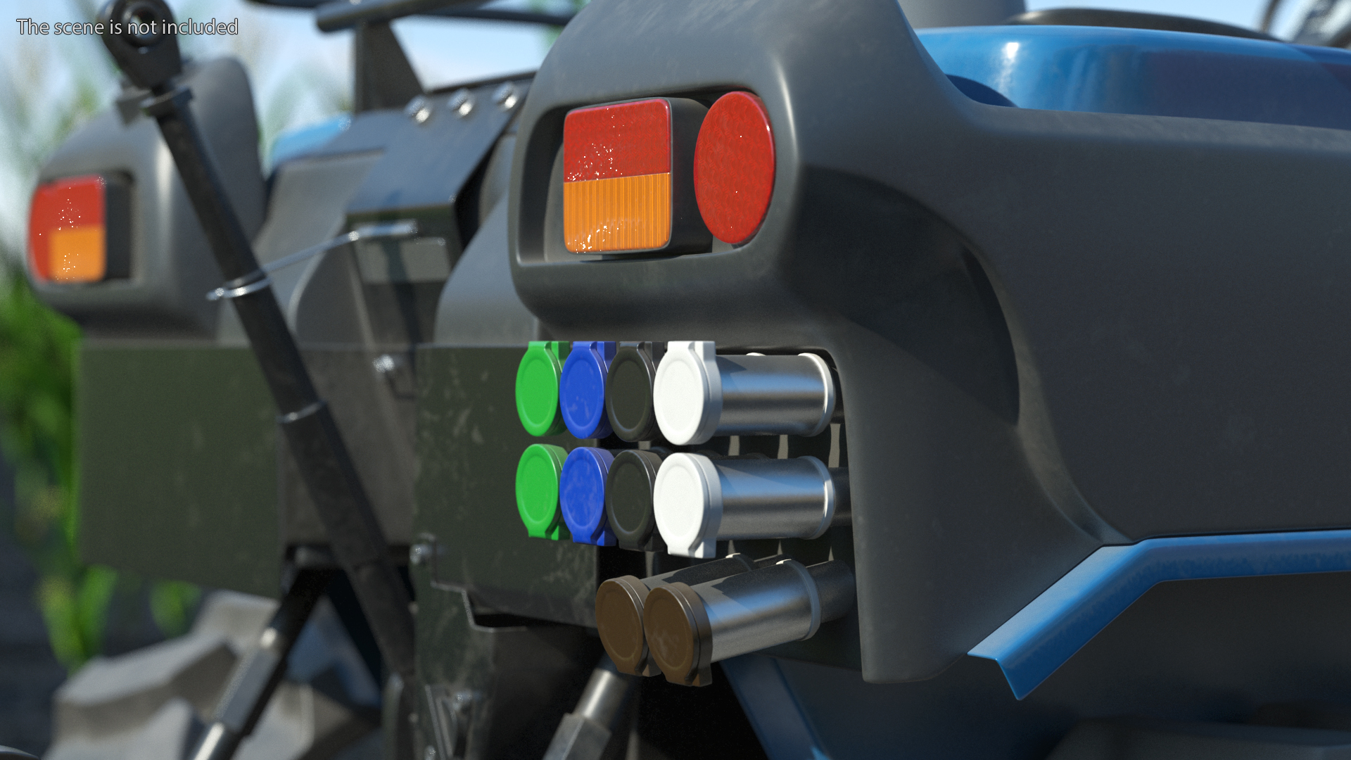New Holland TK4 Tracked Tractor Dirty 3D