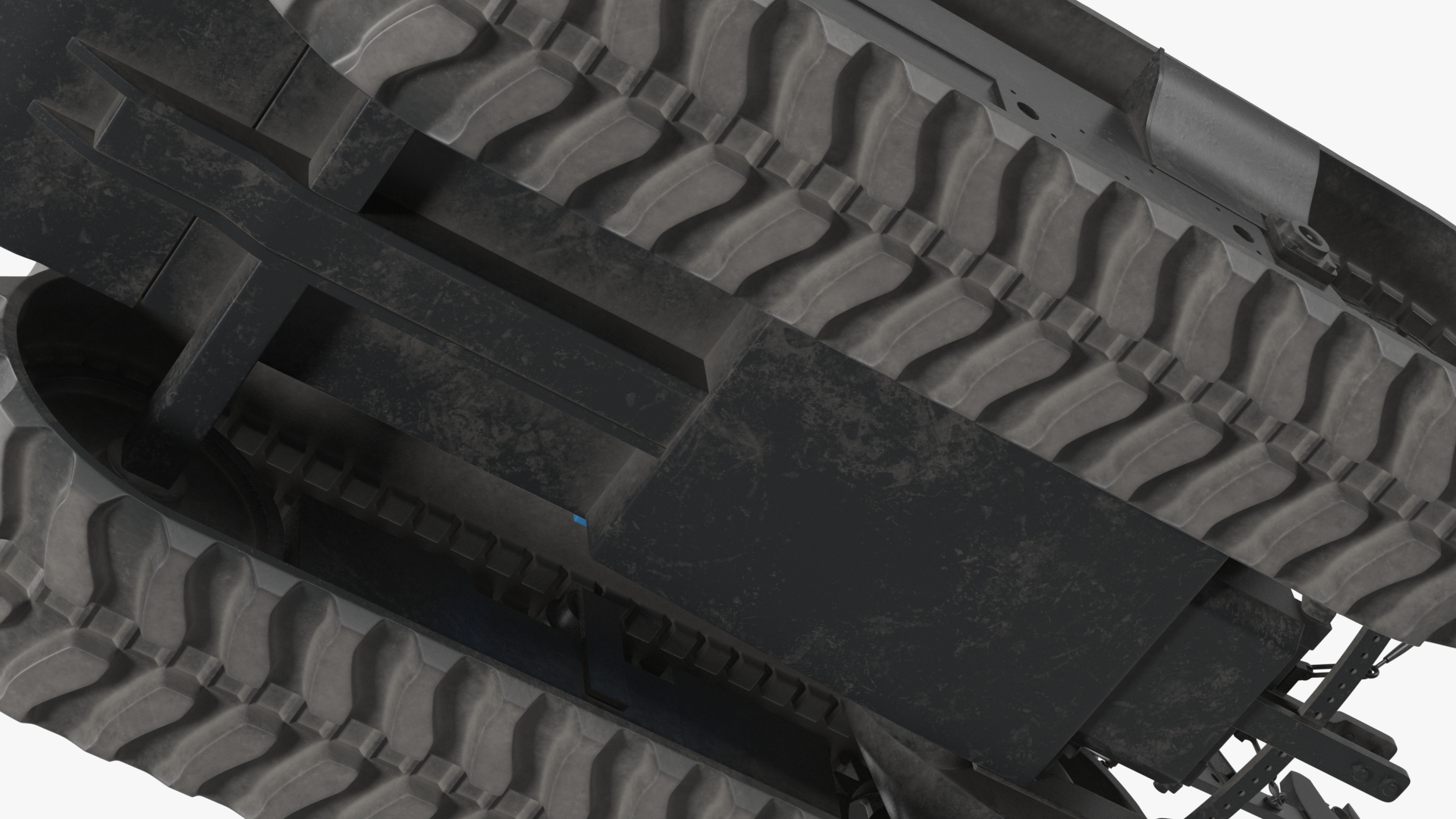 New Holland TK4 Tracked Tractor Dirty 3D