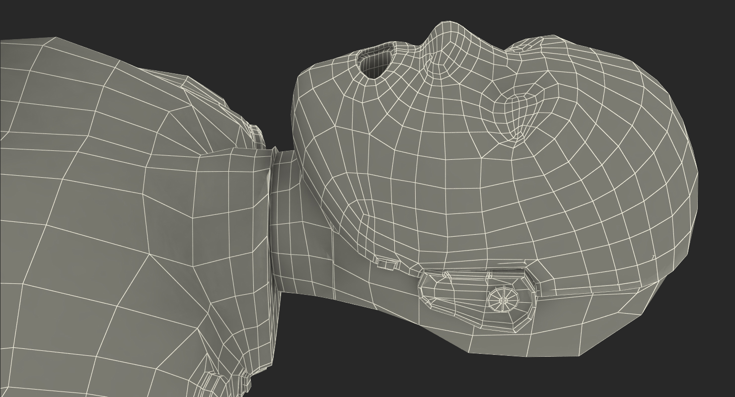 CPR Dummy Chest Compression 3D