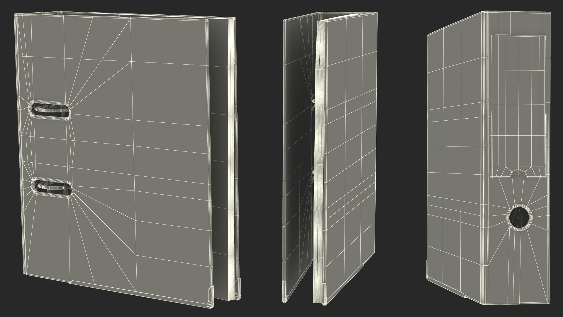 3D Hardcover Folder with Sheets model