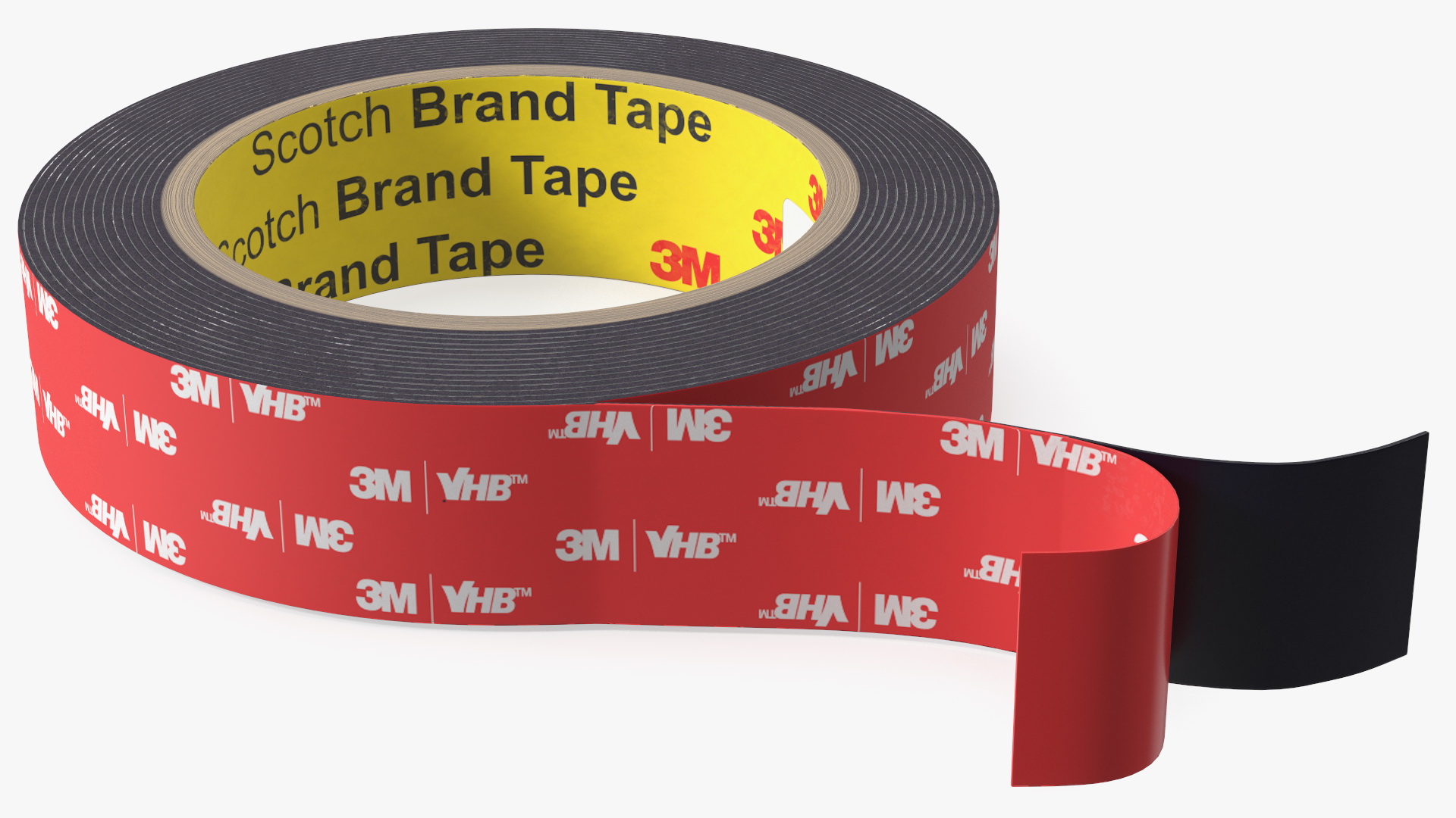 VHB 3M 5952 Double Sided Acrylic Foam Tape 3D