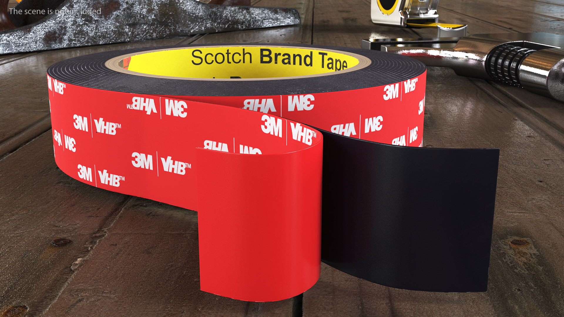 VHB 3M 5952 Double Sided Acrylic Foam Tape 3D